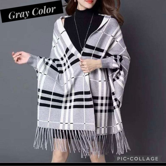Mocha or Gray Print Wraps w/Sleeves - Picture 2 of 5